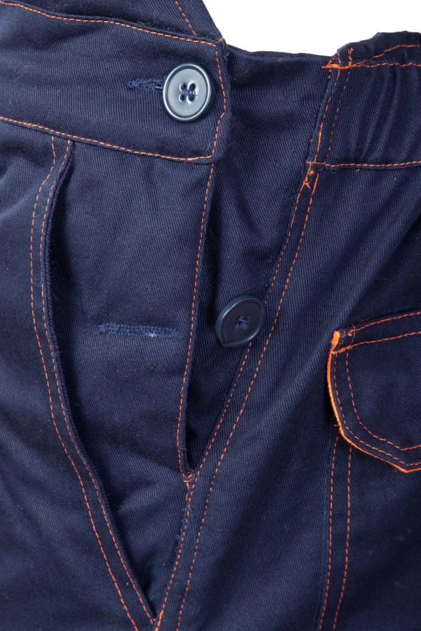 PROFFLAM ANTISTATIC PROF5 spodnie ogrodniczki ocieplane z pasami odblaskowymi