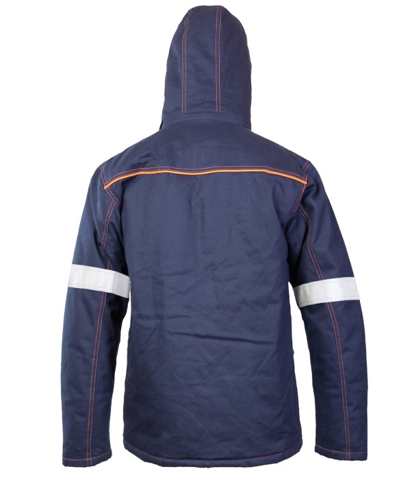 PROFFLAM ANTISTATIC PROF4 kurtka ocieplana z pasami odblaskowymi