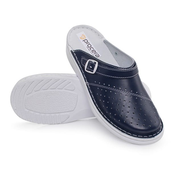 Obuwie profilaktyczne BIANCA z perforacją granatowe