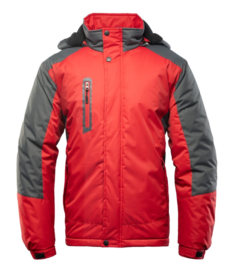 BENEFIT TORRO kurtka stalowo - czerwona