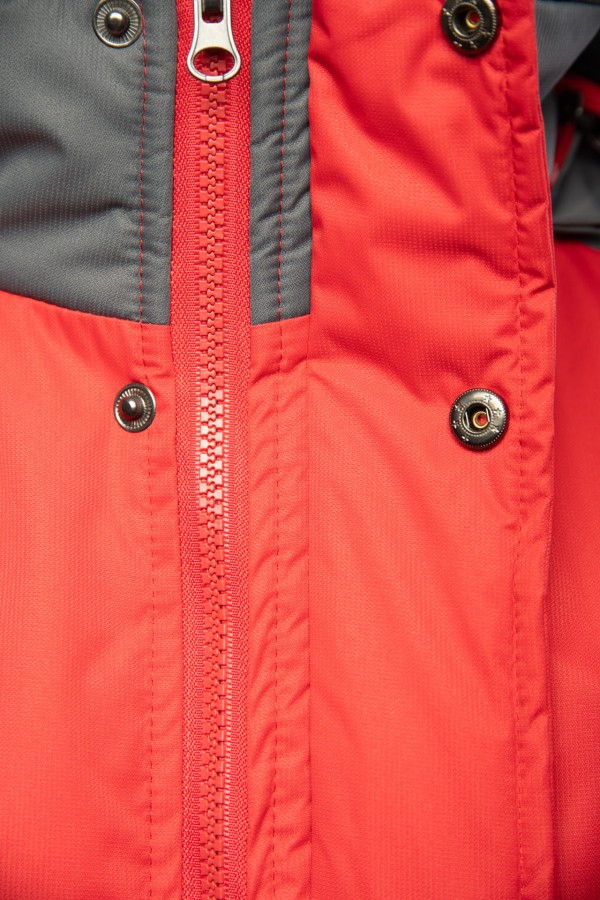 BENEFIT TORRO kurtka stalowo - czerwona