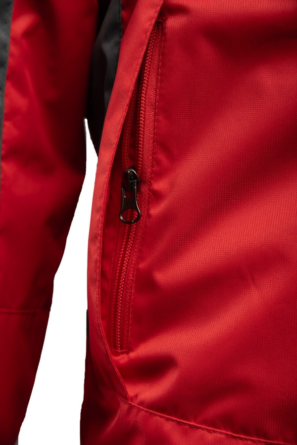 BENEFIT TORRO kurtka stalowo - czerwona