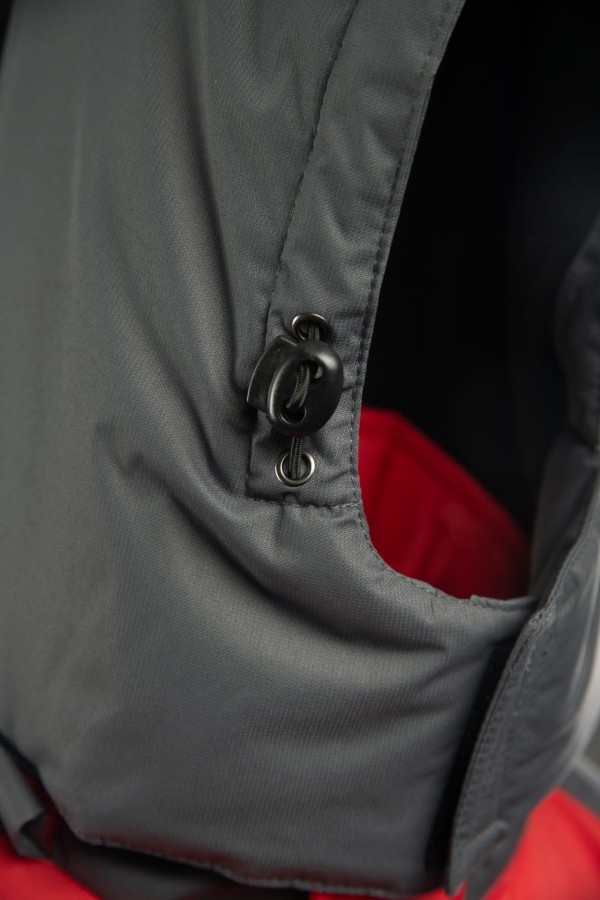 BENEFIT TORRO kurtka stalowo - czerwona