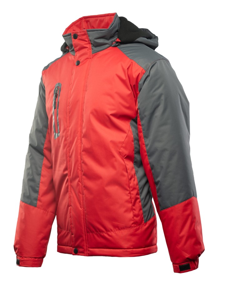 BENEFIT TORRO kurtka stalowo - czerwona