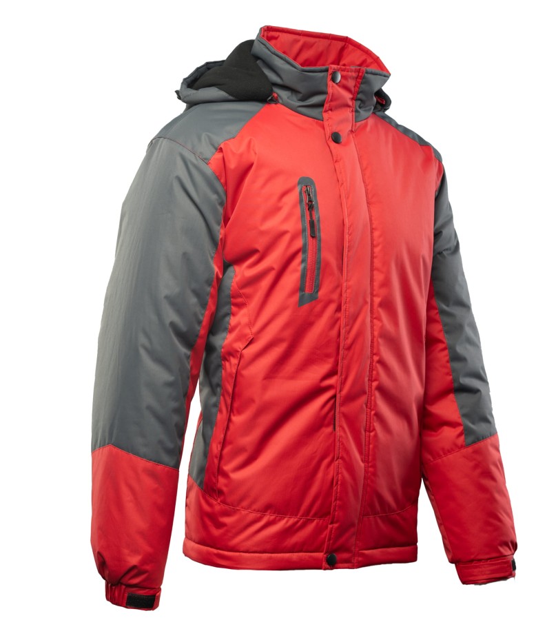 BENEFIT TORRO kurtka stalowo - czerwona