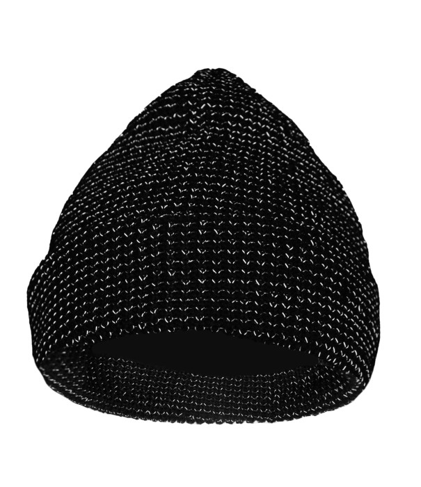 WOLBERG REFLECTO czapka z dzianiny czarna uniwersalna