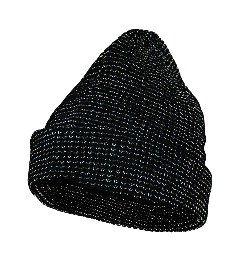 WOLBERG REFLECTO czapka z dzianiny czarna uniwersalna