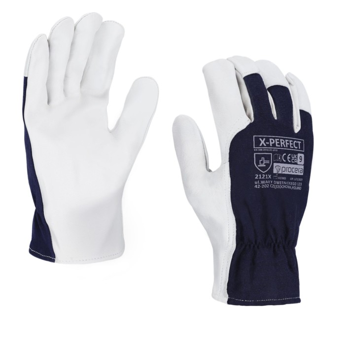 Rękawice wzmocnione kozią skórą X-PERFECT