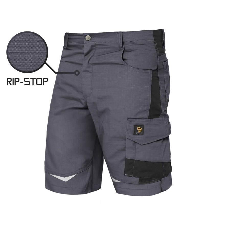 Krótkie spodenki HELICON RIP-STOP szary