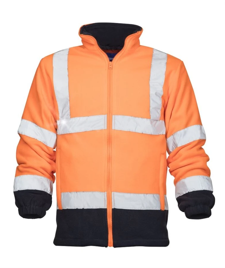 Bluza polarowa odblaskowa HI-VIZ REF402 - pomarańczowy