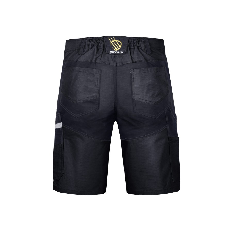 Spodnie krótkie LANDER SPANDEX czarne