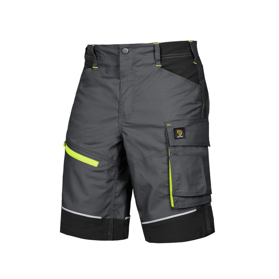 Spodnie krótkie LANDER SPANDEX szary