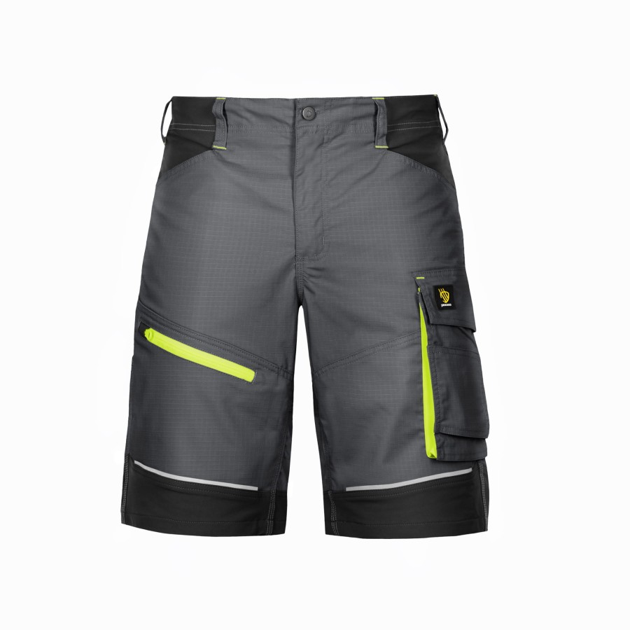 Spodnie krótkie LANDER SPANDEX szary