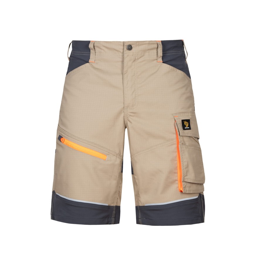 Spodnie krótkie LANDER SPANDEX khaki