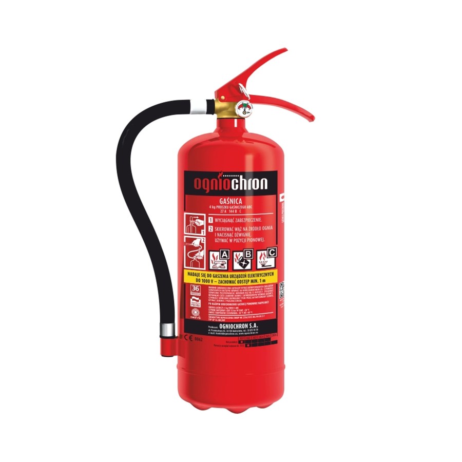 Gaśnica proszkowa  4 KG GP-4x ABC/MP