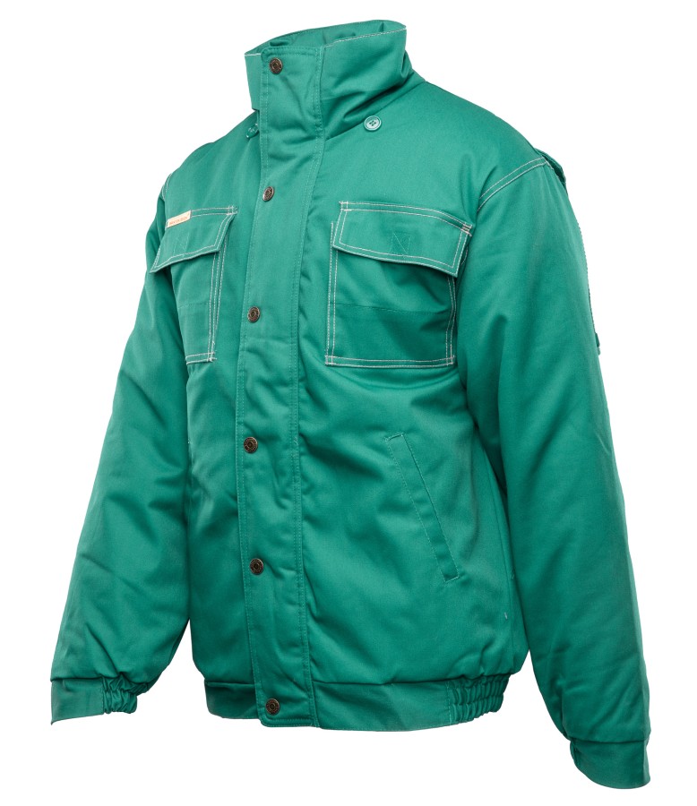 Kurtka Brixton Snow ocieplana zielona