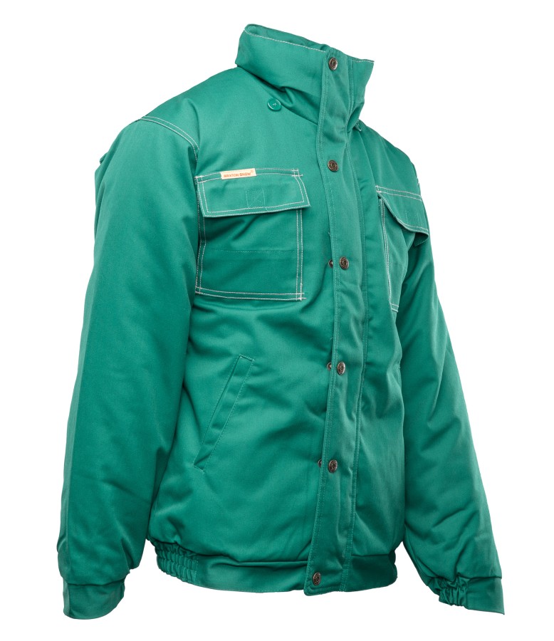 Kurtka Brixton Snow ocieplana zielona