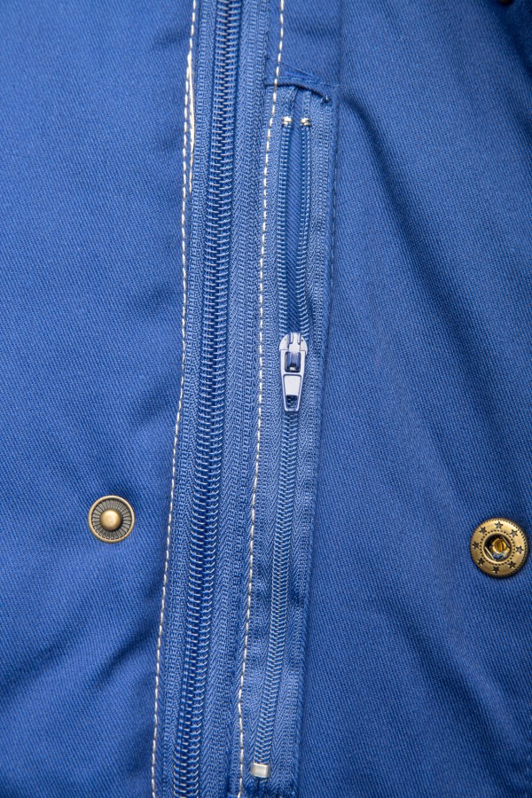 Kurtka Brixton Snow ocieplana niebieska