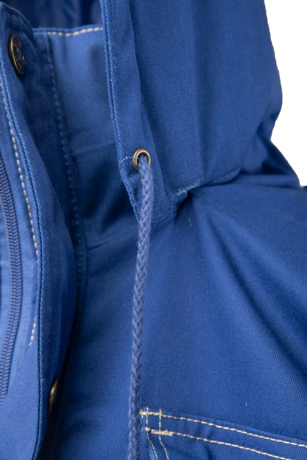 Kurtka Brixton Snow ocieplana niebieska