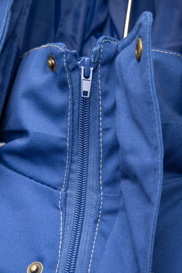 Kurtka Brixton Snow ocieplana stalowa