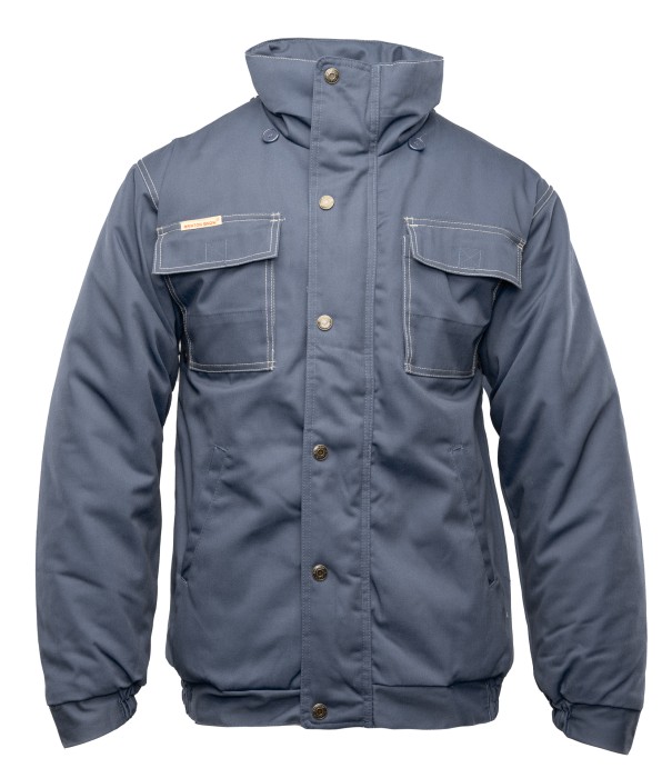 Kurtka Brixton Snow ocieplana stalowa