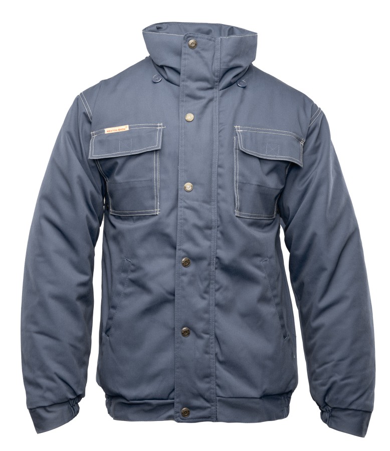 Kurtka Brixton Snow ocieplana stalowa