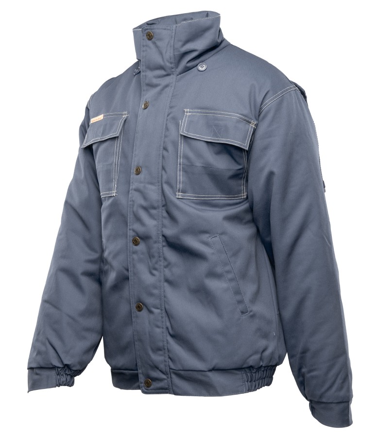 Kurtka Brixton Snow ocieplana stalowa