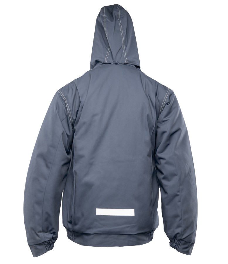 Kurtka Brixton Snow ocieplana stalowa