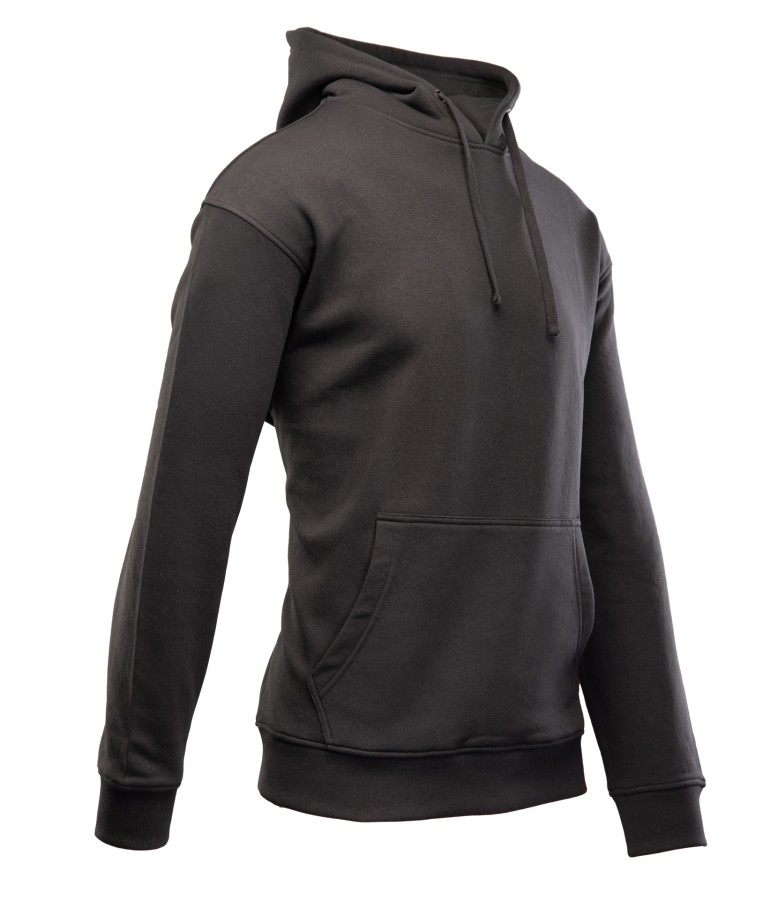 Bluza dresowa z kapturem czarna