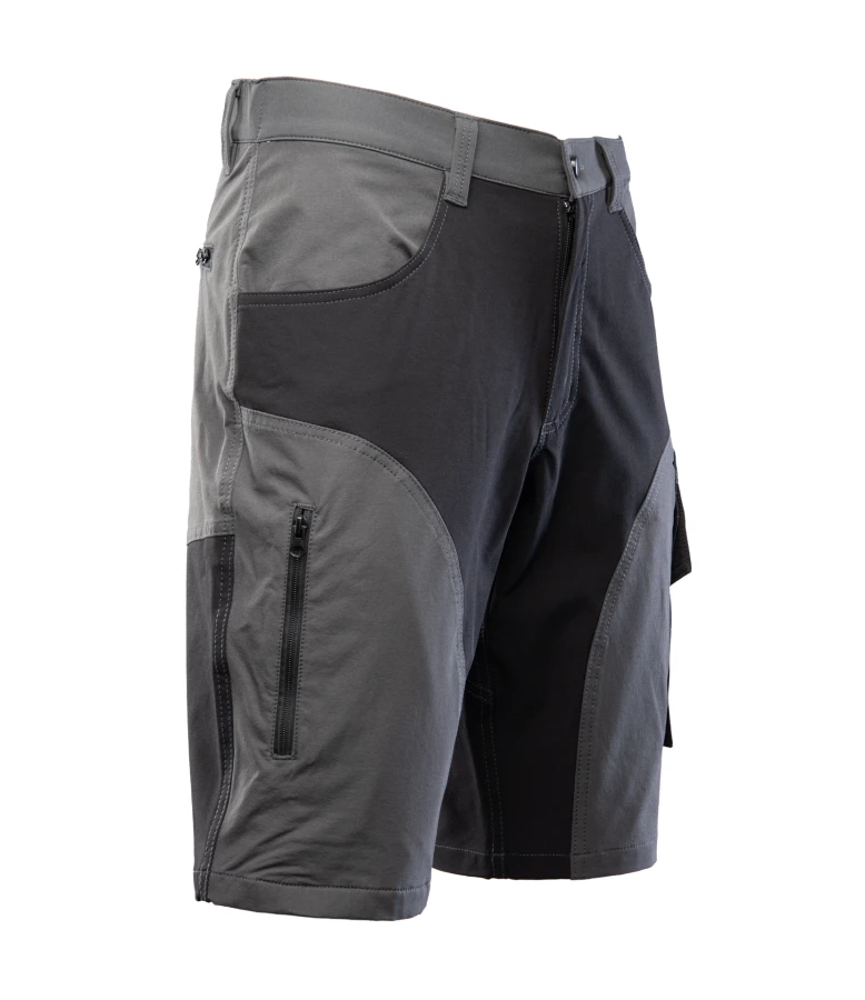 Krótkie spodenki  SEVEN KINGS TRAIL LIGHT  stalowe, zielone i mahoń