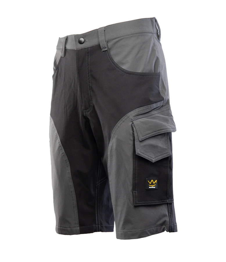 Krótkie spodenki  SEVEN KINGS TRAIL LIGHT  stalowe, zielone i mahoń