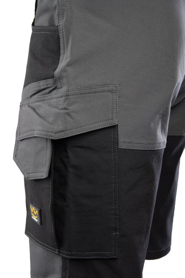 Krótkie spodenki  SEVEN KINGS TRAIL LIGHT  stalowe, zielone i mahoń