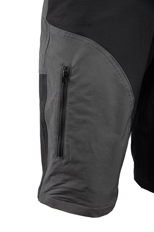 Krótkie spodenki  SEVEN KINGS TRAIL LIGHT  stalowe, zielone i mahoń