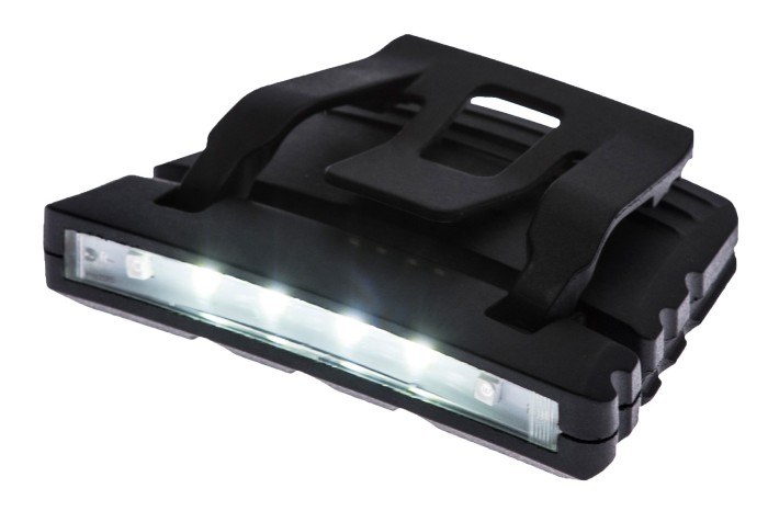 Lampka LED przypinana do czapki ilub hełmu PA 72