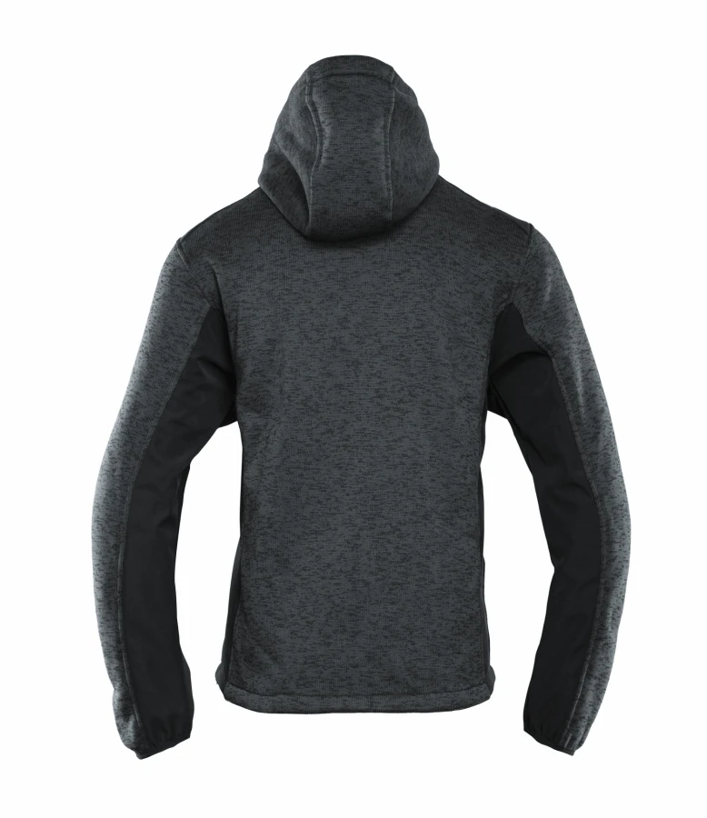 Bluza rozpinana SEVEN KINGS  QUARTZ  z kapturem szara