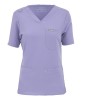 Bluza medyczna damska MYNTS WMT002 Lavender – scrub top V-neck z kieszeniami