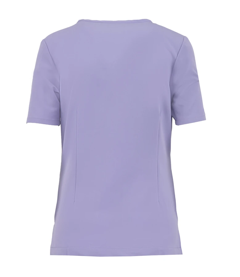 Bluza medyczna damska MYNTS WMT002 Lavender – scrub top V-neck z kieszeniami