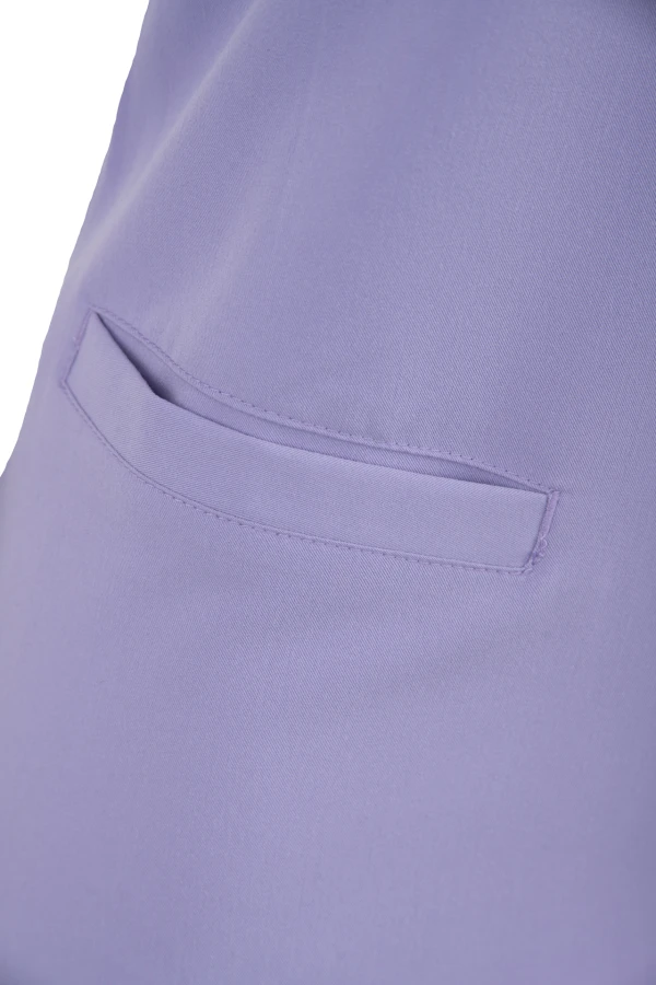 Bluza medyczna damska MYNTS WMT002 Lavender – scrub top V-neck z kieszeniami