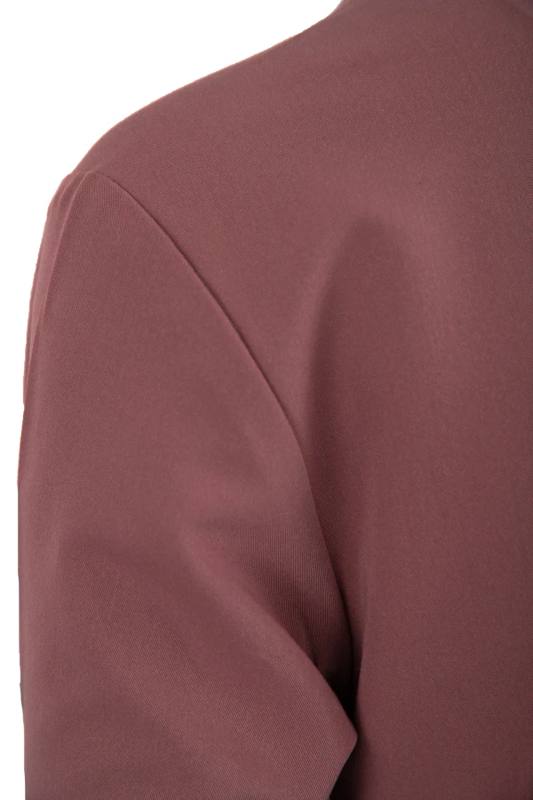 Bluza medyczna damska MYNTS WMT002 ciemny róż – scrub top V-neck z kieszeniami