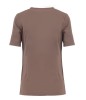 Bluza medyczna damska MYNTS WMT002 sahara mokka  scrub top V-neck z kieszeniami