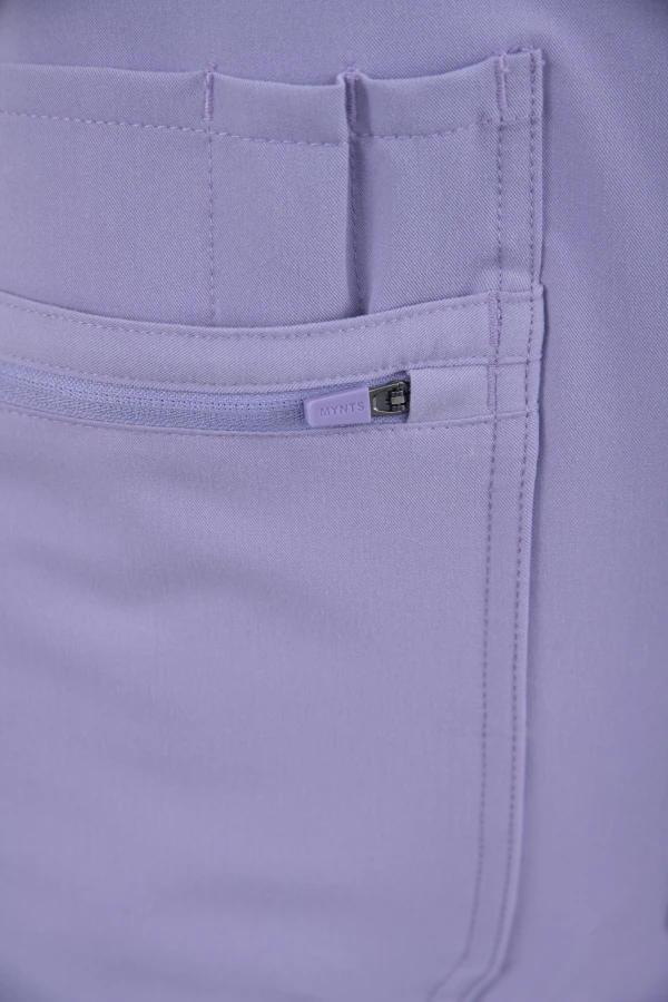 Bluza medyczna damska MYNTS WMT001  Lavender z dodatkowymi  kieszeniami