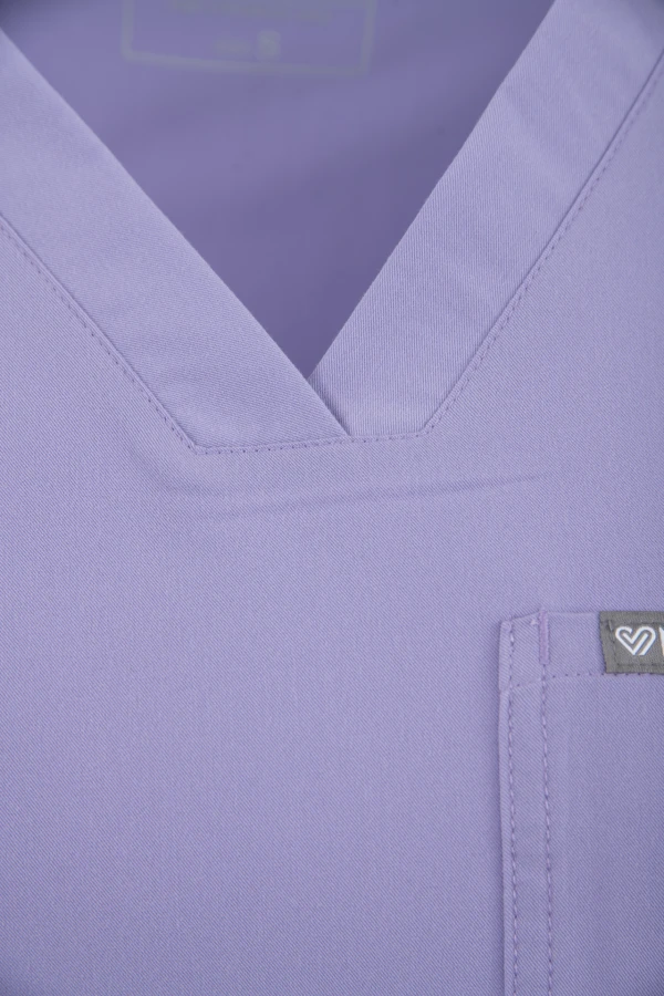 Bluza medyczna damska MYNTS WMT001  Lavender z dodatkowymi  kieszeniami