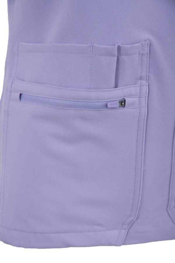Bluza medyczna damska MYNTS WMT001  Lavender z dodatkowymi  kieszeniami