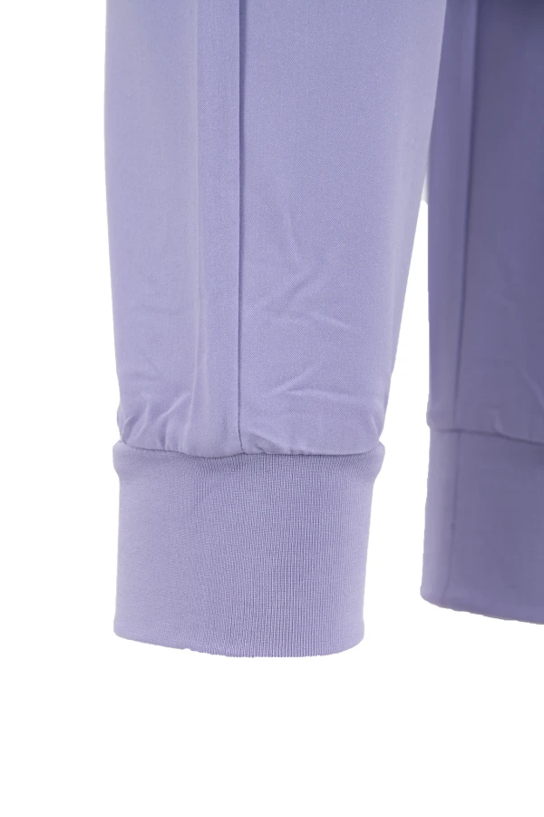 Spodnie medyczne damskie   WMP001 Lavender  ze ściągaczami na dole nogawek