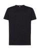 Koszulka T-shirt męska  z krótkim rękawem czarna TSRA 150 regular JHK