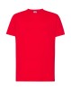 Koszulka T-shirt męska z krótkim rękawem czerwona TSRA 150 regular JHK