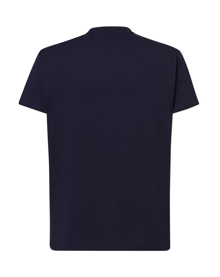 Koszulka T-shirt męska z krótkim rękawem navy granatowa TSRA 150 regular JHK