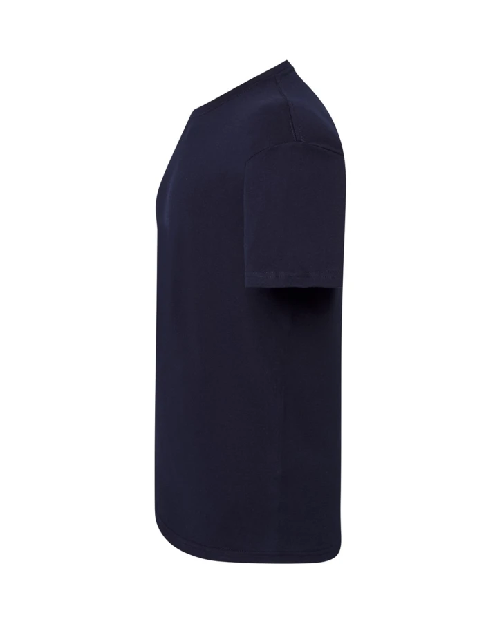 Koszulka T-shirt męska z krótkim rękawem navy granatowa TSRA 150 regular JHK