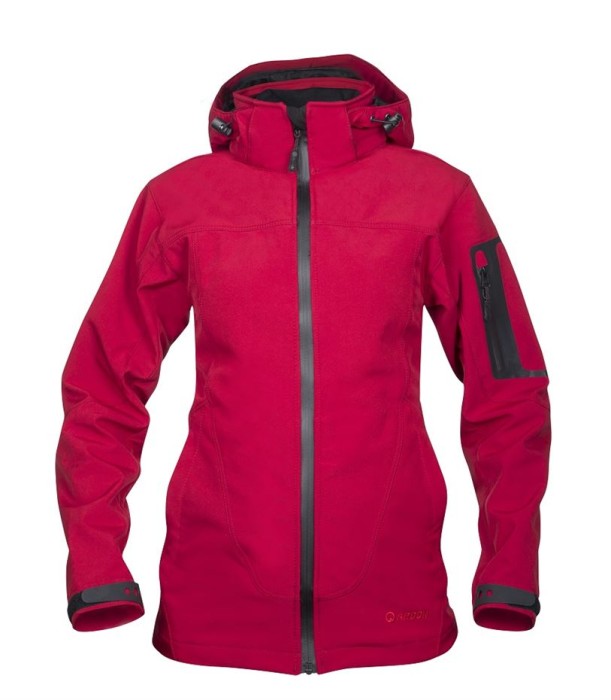 Kurtka softshell ANIMA damska czerwona