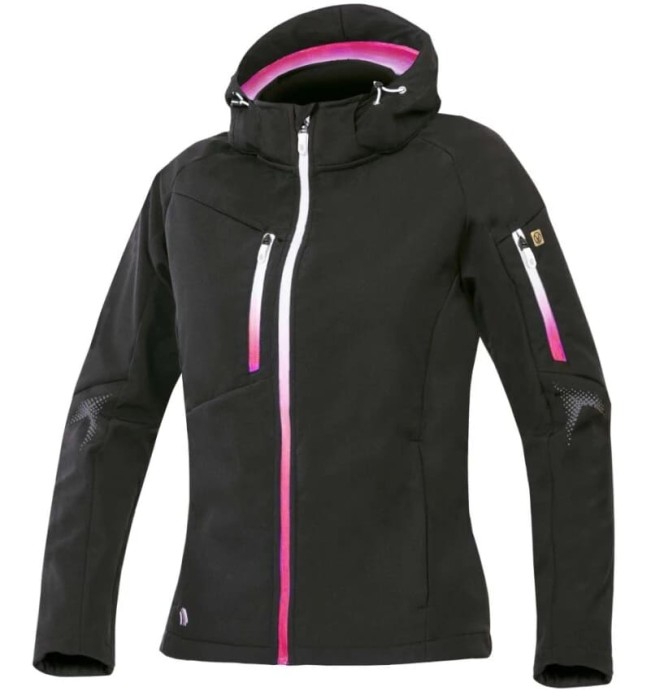 Kurtka softshell damska ARDON CREATRON  czarno-różowa